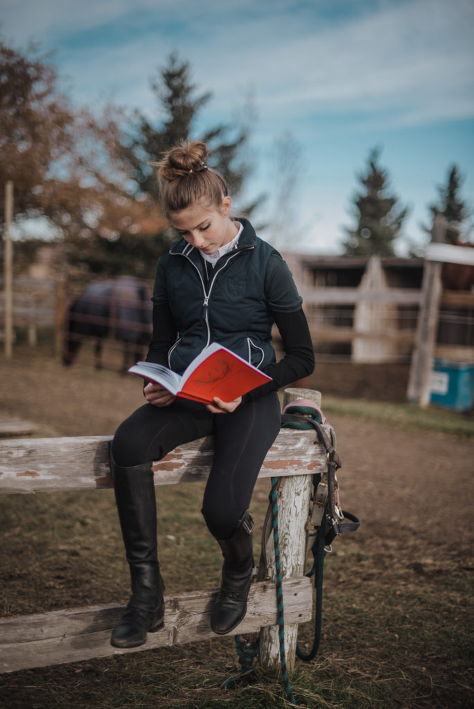 Equestrian Tracker, horse trainer, laughter in the barn, Dolly Lehne, Equestrian lifestyle